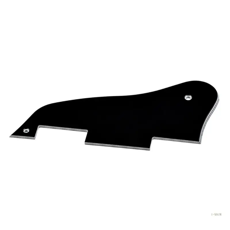 M5TC Guitar Pickguard Scratch Plate Panel Black PVC Pickguard Bracket Anti-scratch For Electric Guitar Parts