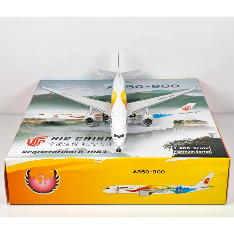피닉스 1/400 스케일 에어차이나 A350-900 B-1083 다이캐스트 합금 항공기 모델 수집용 장식품