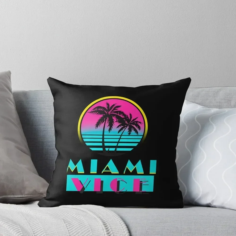 

Miami Vice Racerback\t Throw Pillow christmas cushions covers Cushion Cover pillow