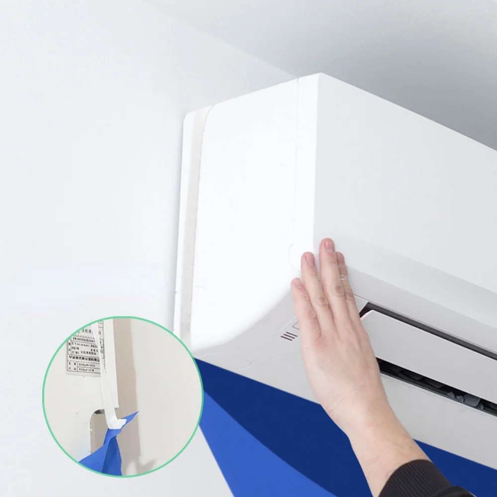 100cm Air Coditioning Cleaning Cover Bag PVC Thickened Cleaner with Water Pipe Home 1-1.5P Split Hanging Air Conditioner Tools image 6