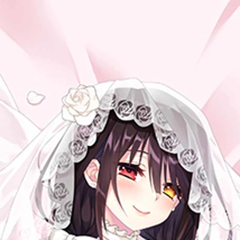Dakimakura Anime Pillow Case Tokisaki Kurumi Double-sided Print Of Life-size Body Pillowcase Gifts