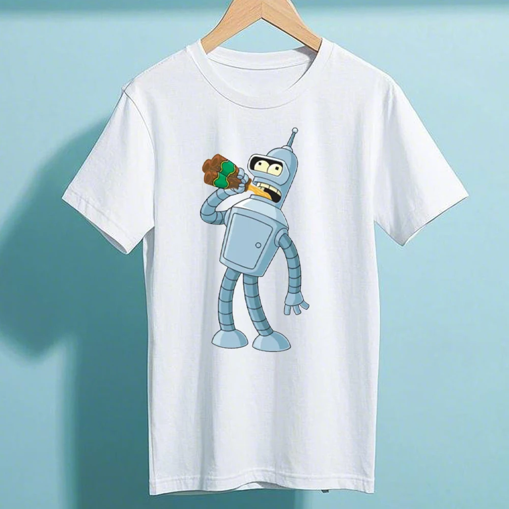 تي شيرت SAVE TAE EARTAY KILL ALL HUMANS جرافيك تي شيرت F-Futurama B-Bender تي شيرت قطني تي شيرت Y2k تي شيرت كلاسيكي مضحك للرجال والنساء