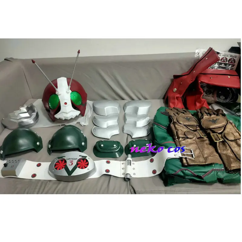 nekocos  Rider The Next V3  Hopper fullset resin mask resin belt resin chest armour Cosplay Costume