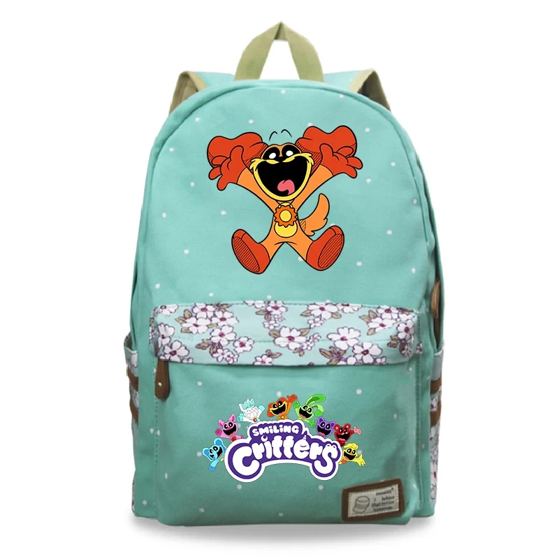 Smiling Critter Catnap Backpack Cartoon Children School Bags Students Large Capacity Girls Boys Bookbag Laptop Bag