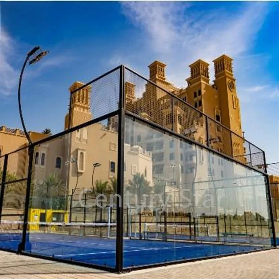 Best New arrival Panoramic Padel court  hottest Design Panoramic Padel Tennis court highly quality paddle court