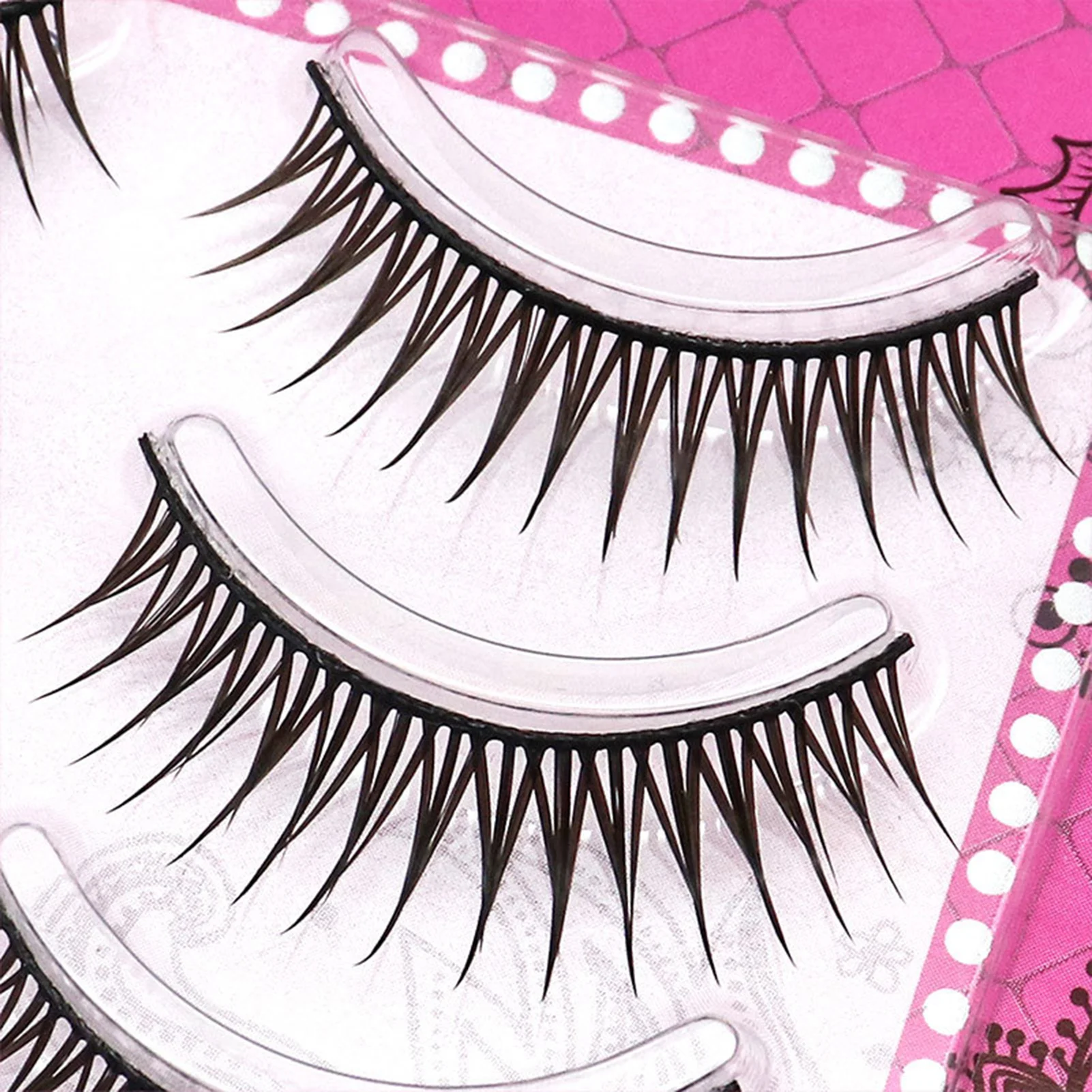 Natte Tip Valse Wimpers Een Vorm Zwart 9 11 Mm Gemengde C Krul Volledige Strip Valse Wimpers Voor Vrouwen Party make-up