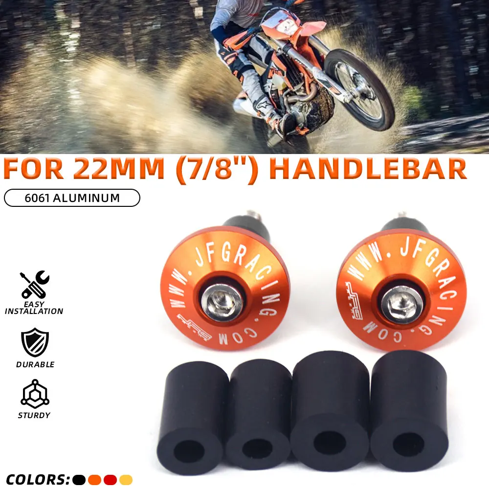 Motorcycle CNC Handle Bar Handlebar Ends Plugs For KTM Duke EXC EXCF XC XCF XCW XCFW MX EGS SX SXF SXS SMR 125 250 350 450 JFG