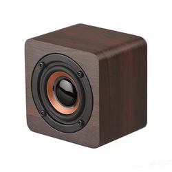 Przenośne głośniki Retro klasyczny drewniany głośnik Bluetooth bezprzewodowy Soundbar drewna Stereo silny bas Subwoofer do domowego biura