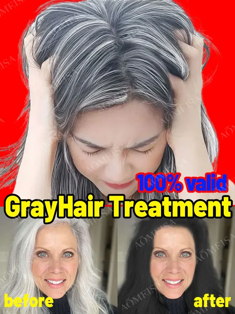 Anti Gray Hair Serum White Darkening Natural Hair Color