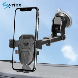 Air Outlet Car Phone Bracket Sucker Car Phone Holder GPS Telefon Mobile Cell Support For iPhone 14 13 Samsung Smartphone Stand