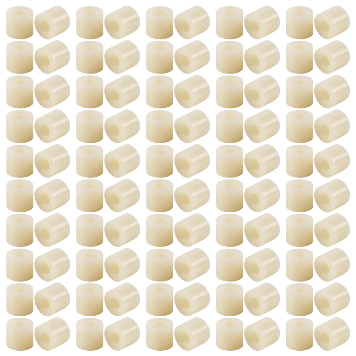 Arandela espaciadora de cilindro de plástico F-3C 7 mm x 3,2 mm x 6 mm 100 piezas