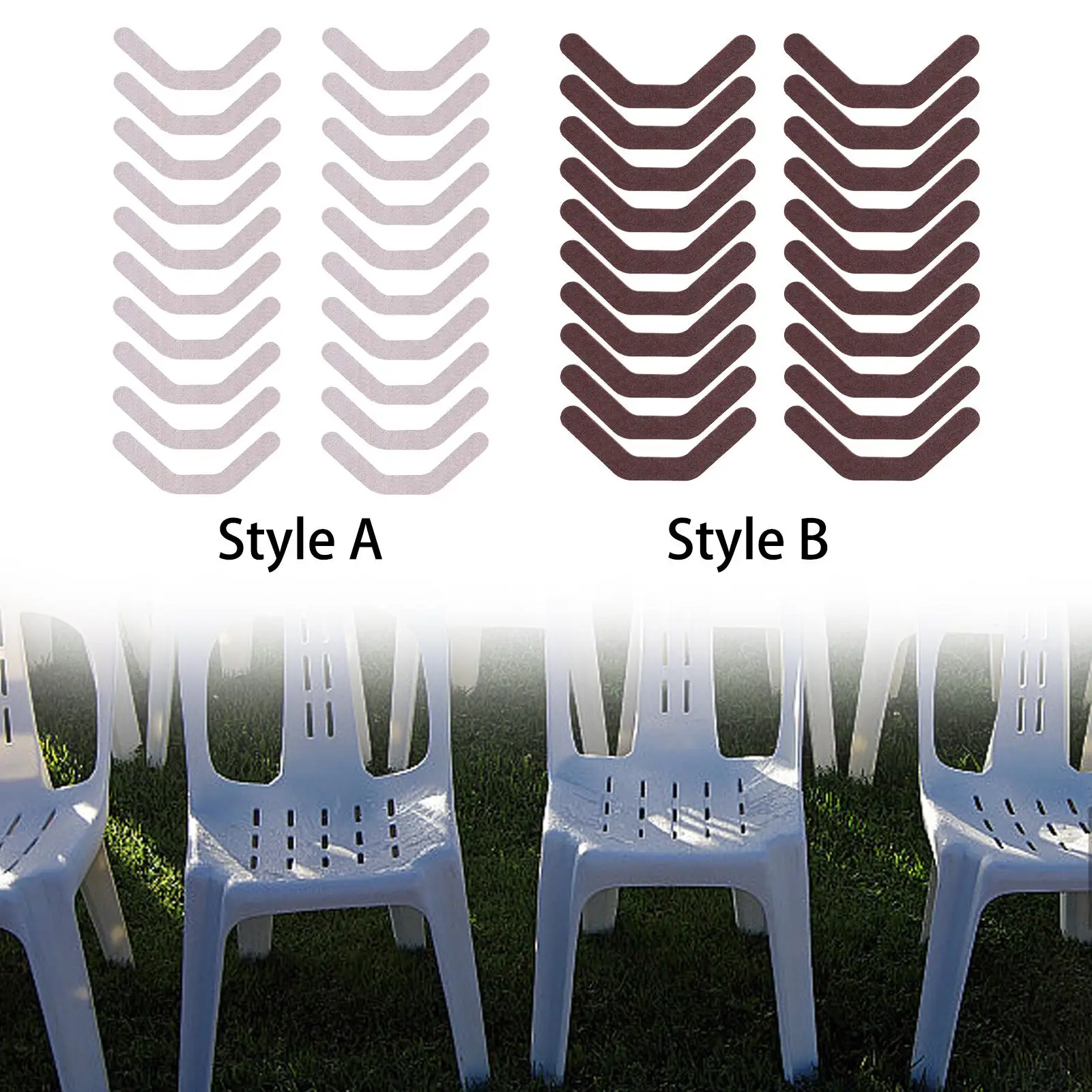 20Pcs Chair Foot Pads Chair Leg Pad Covers Parts Tools Non Slip DIY Floor Protector Furniture Leg Pads for Bar Stool Home view 6