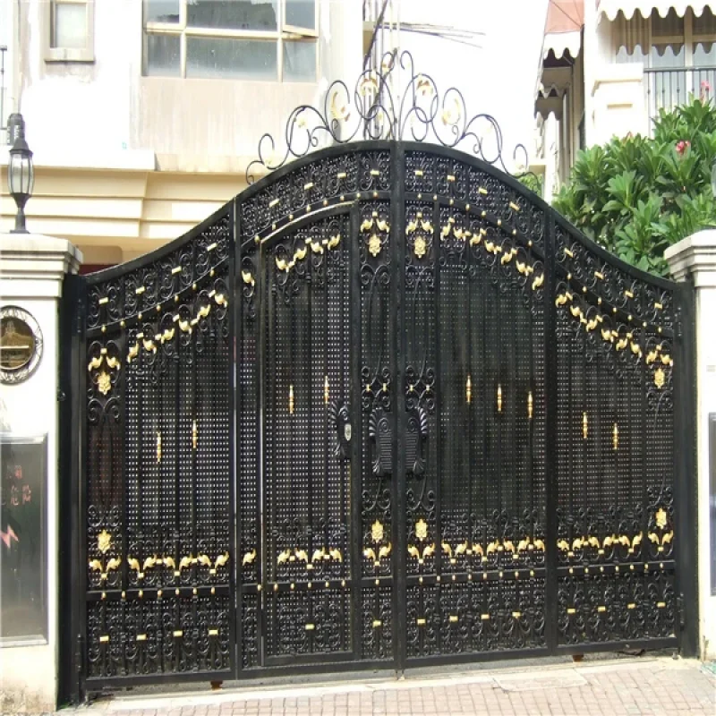 Wholesale Simple Wrought Iron Design Fancy Gate With High Quality