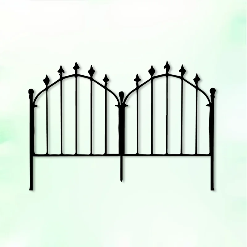 CIFBUY Ornate Garden Gate Lily Metal Wall Art,Rustic Iron Sculpture Sign,Indoor Outdoor Yard Decor,Easy To Hang for Home ****