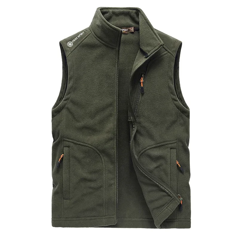 MaiDangDi Men's Nylon Vest Fashion Casual Sleeveless Jacket Everyday Versatile Sleeveless Men Clothing Oversized Male Top 5XL