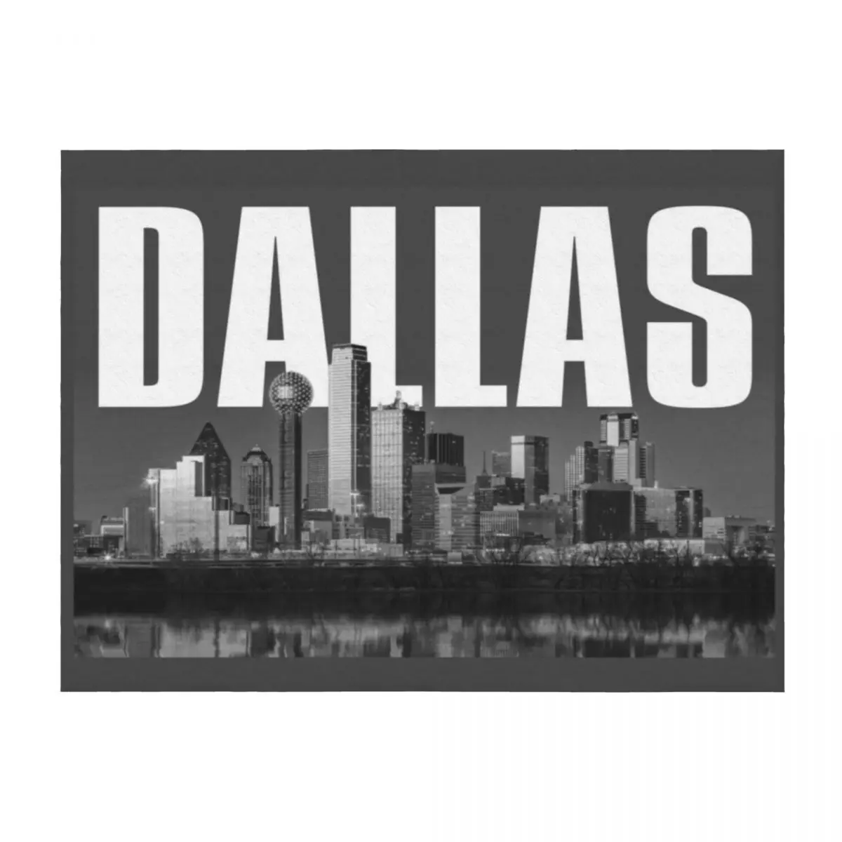 

Dallas Cityscape Throw Blanket Softest Soft Plaid Single christmas decoration Blankets