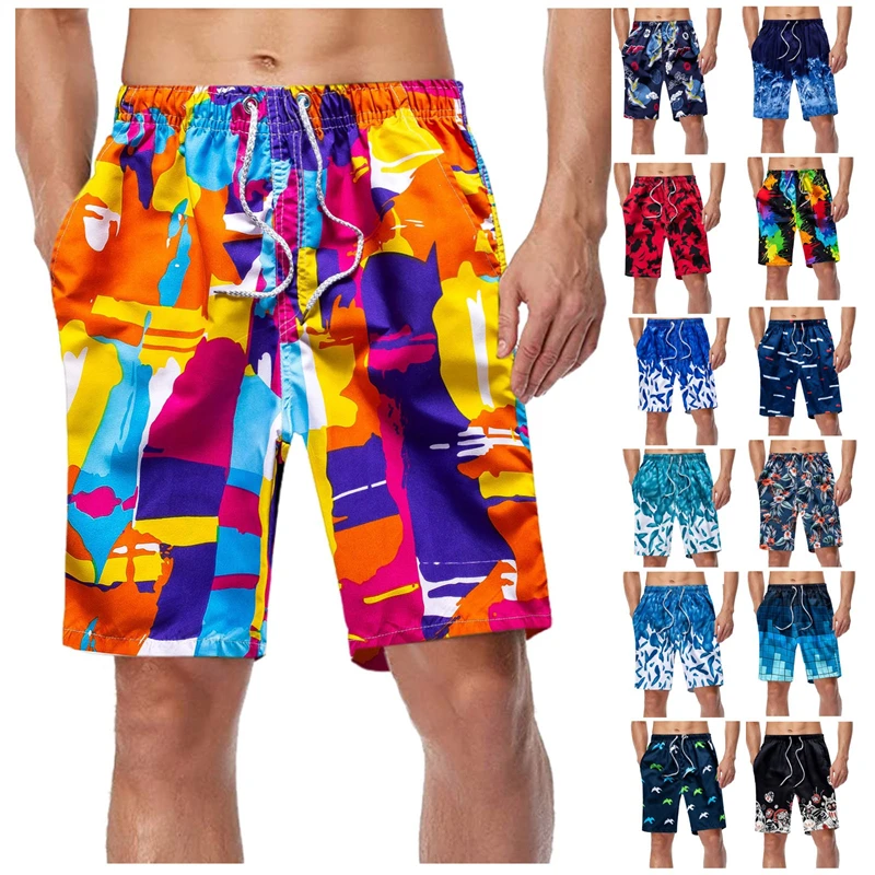 Luxury Summer Beach Shorts Quick Dry Mens Siwmwear Briefs 2023 New Hot Swim Trunks Sport Gym Running Shorts Male Beachwear