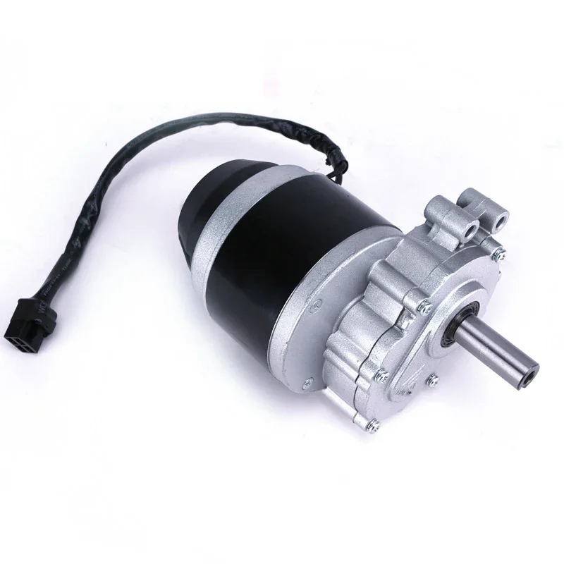 24v 250w dc brush motor with electromagnetic brake 75rpm 120rpm 160rpm electric wheelchair motor dc motor