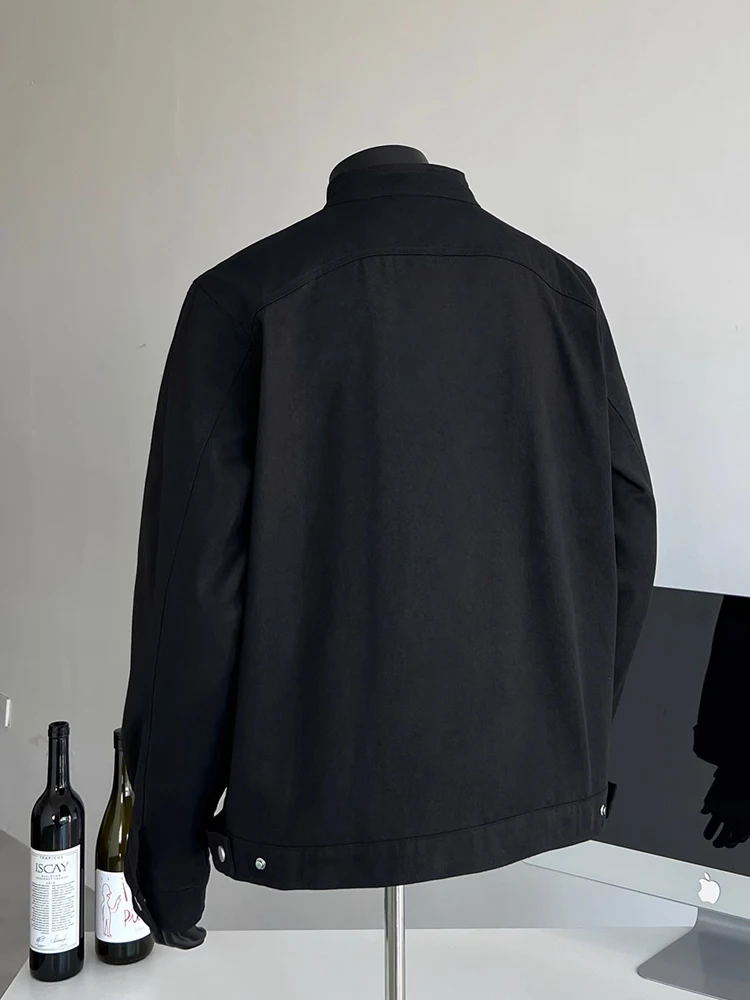 

Cleanfit American Retro Canvas Harlandon Jaet Мужская верхняя одежда с воротником-стойкой на осень-зиму Теплая Thiened