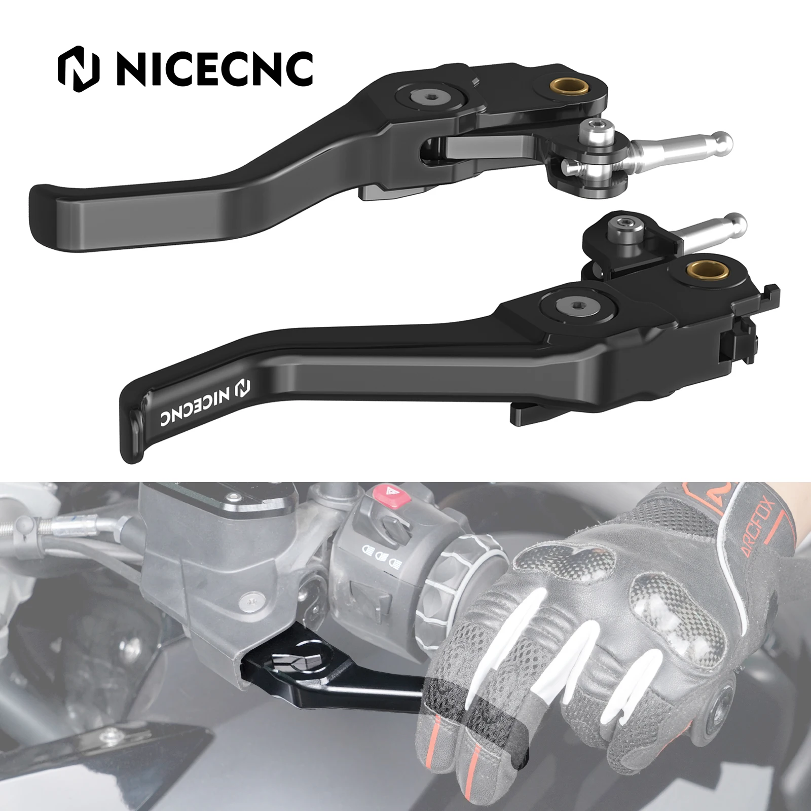 

NICECNC Easy Pull Shorty Clutch Brake Lever for BMW R1250GS Adventure R1250R R1250RS R1250RT 2018 2019 2020 2021 2022 2023 2024