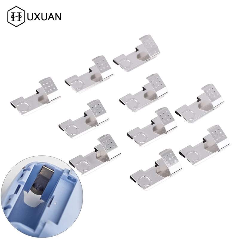 10Pcs Battery Clip AA Battery Contacts BC-290-NI Spring Steel Nickel Plated Positive Negative Mate