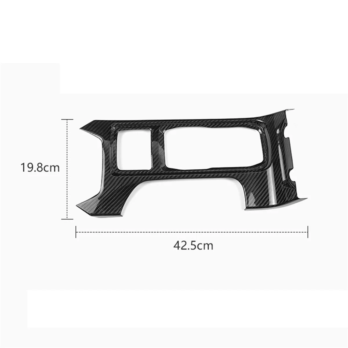 

Car Gear Shift Panel Trim Really Carbon Fiber Sticker for Subaru WRX STI 2022 2023 Decorative Strip