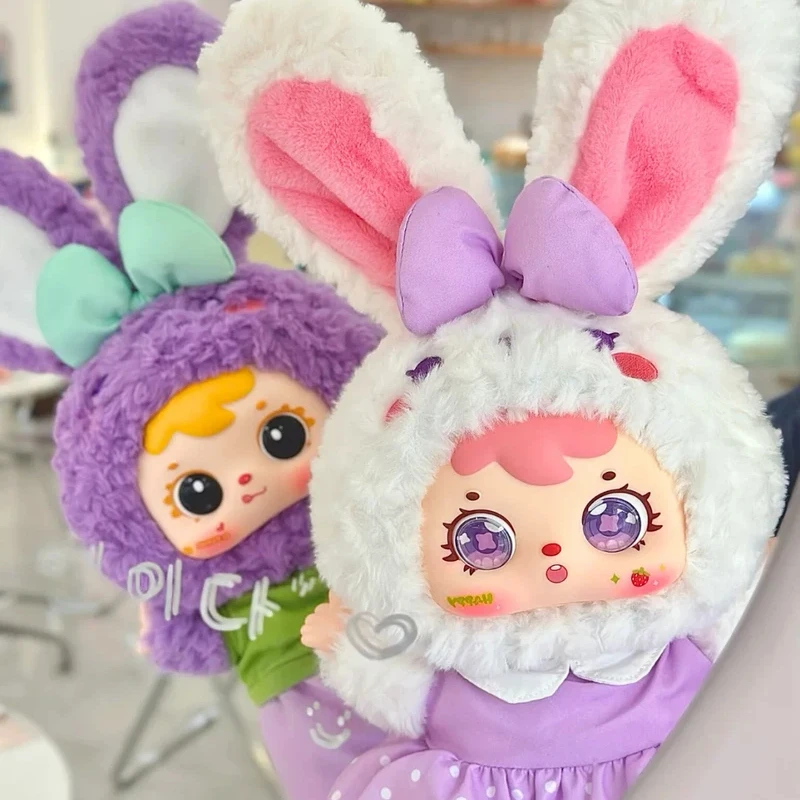 حقيقي صموئيل 400% حجم لينة لطيف أرنب الطفل سلسلة صندوق أعمى العصرية لطيف أفخم دمية كبيرة لعبة جديدة مفاجأة هدية للفتيات #5