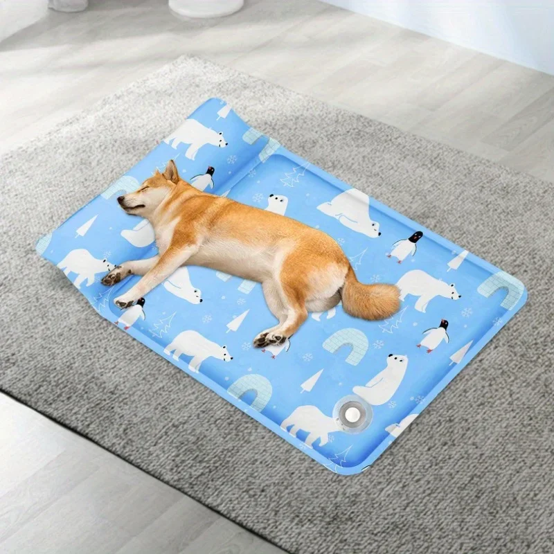 

pillow head Cooling Pad Ice Mat Summer Pet Dry Ice Crystal Powder Water Injection Dog Cat Cool Mat Pet Summer Supplies