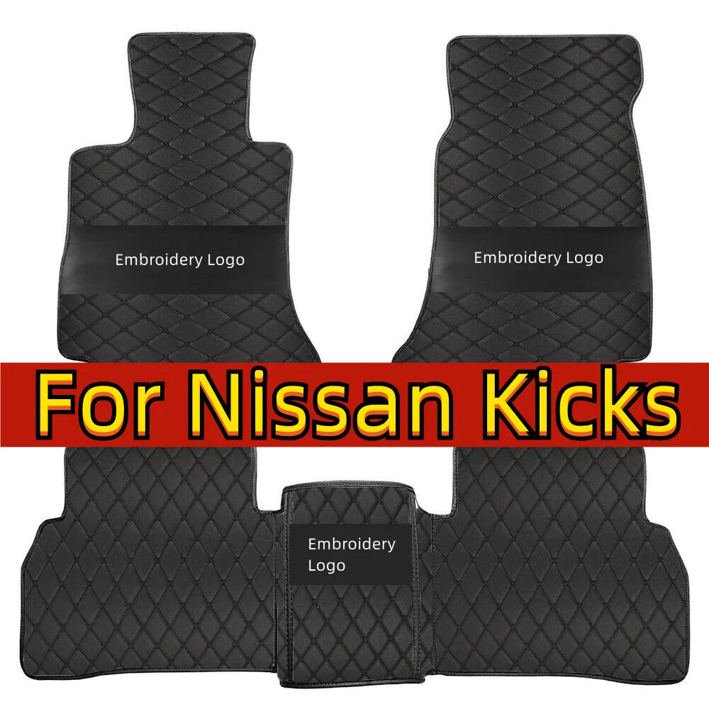 Car Floor Mats For Nissan Kicks 2022 2021 2020 2019 2018 2017 Carpets Foot Custom Accessories Interior Pedals Products Covers