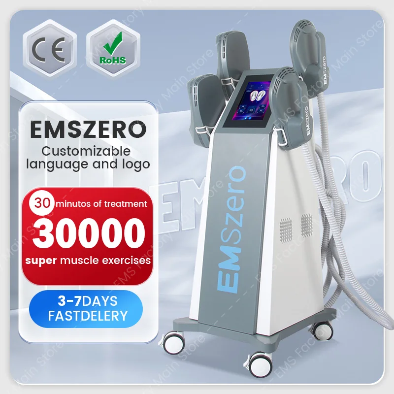 NEO 6500W krachtige 200 Hz Nova Emszero-machine met 4 handgrepen en optioneel bekkenstimulatiepad