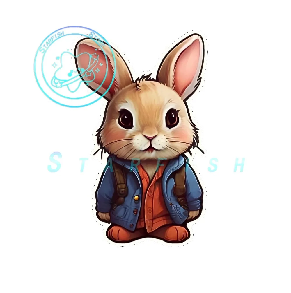 

Rabbit Sticker Waterproof and Sunscreen PVC Material Spraying Process Suitable for Mobile Phones and Laptops