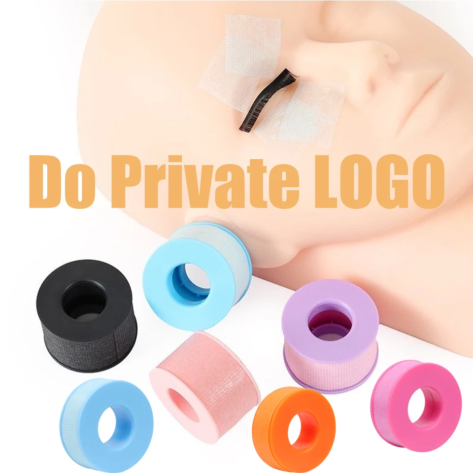 

New Non-woven Silicone Gel Eyelash Tape Do Private Logo Breathable Sensitive Resistant Microporous Eyelash Extension Tools