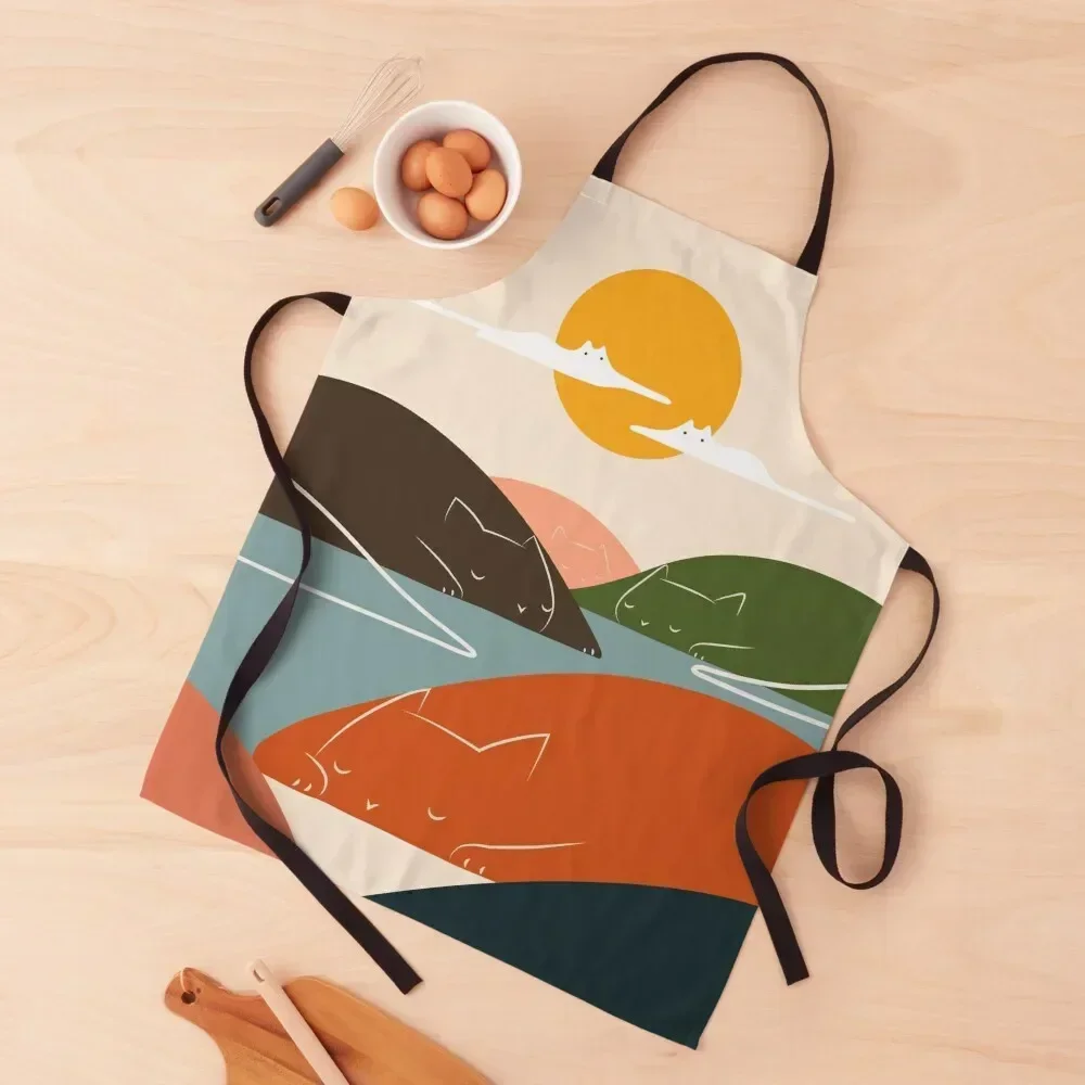 

Cat Landscape 104 Apron useful gadgets for home Household Items Useful Apron