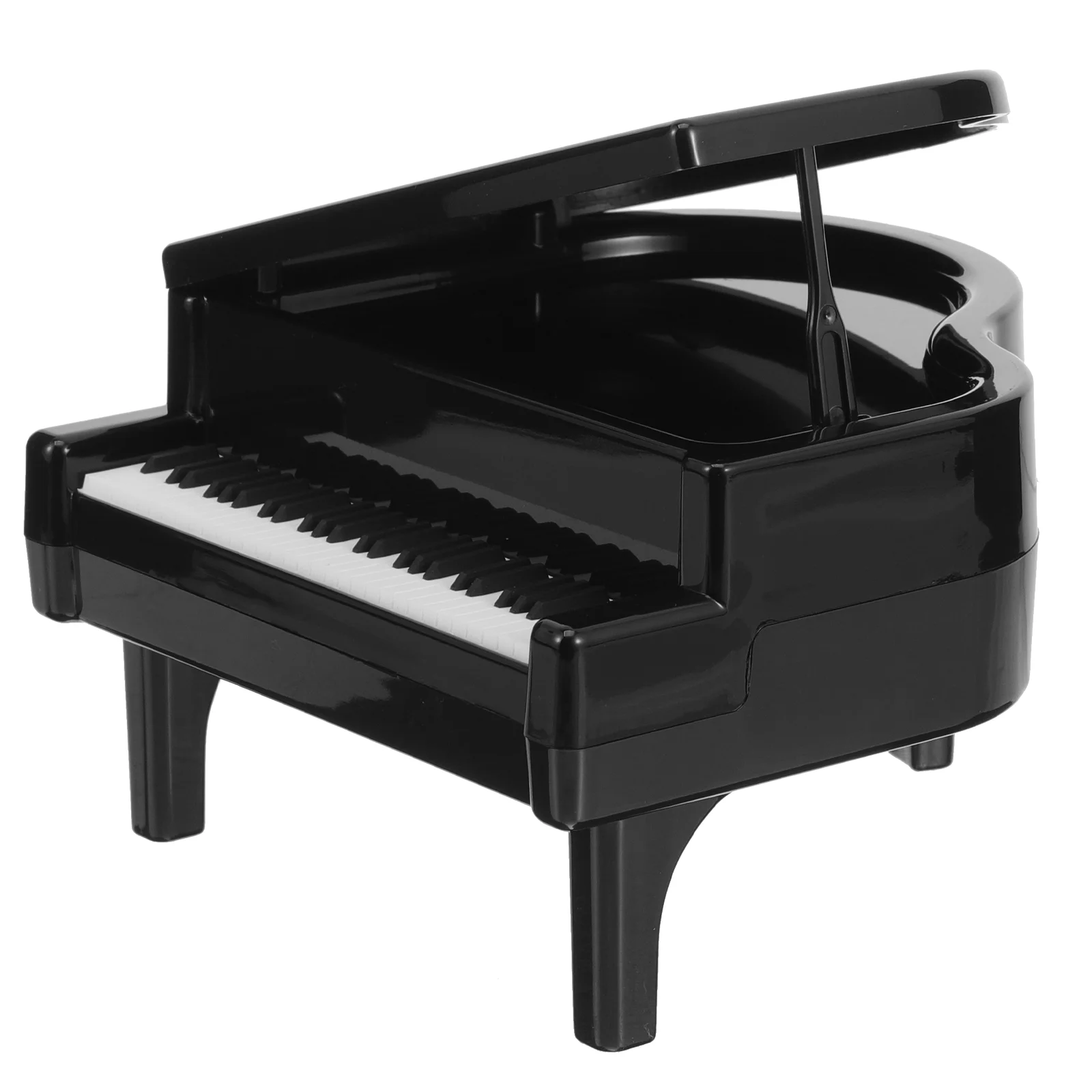 

Music Creative Children's Piano Piggy Bank (black) for Kids Home Decor Plastic Keyboard Decorative Money Pot