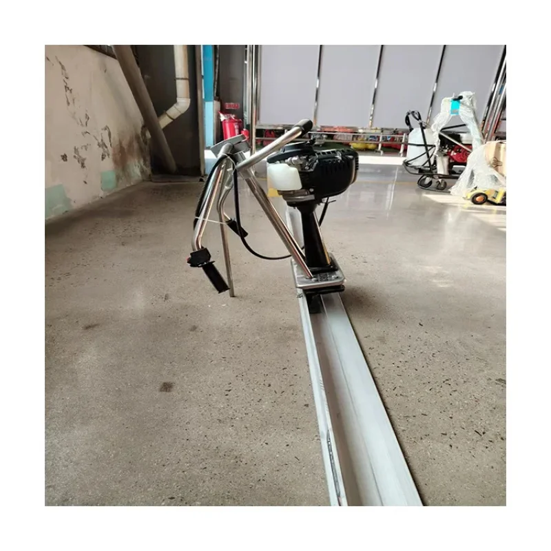 High Efficiency Walk Behind Vibrating Screed Machine Vibration Ruler Hand Held Vibratory Floor Finishing Level - view 3