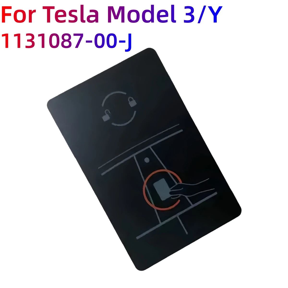 1131087-00-J For Tesla Model 3 Y Induction Smart Car Key Card Original Spot Wholesale Direct Programming Use 113108700J