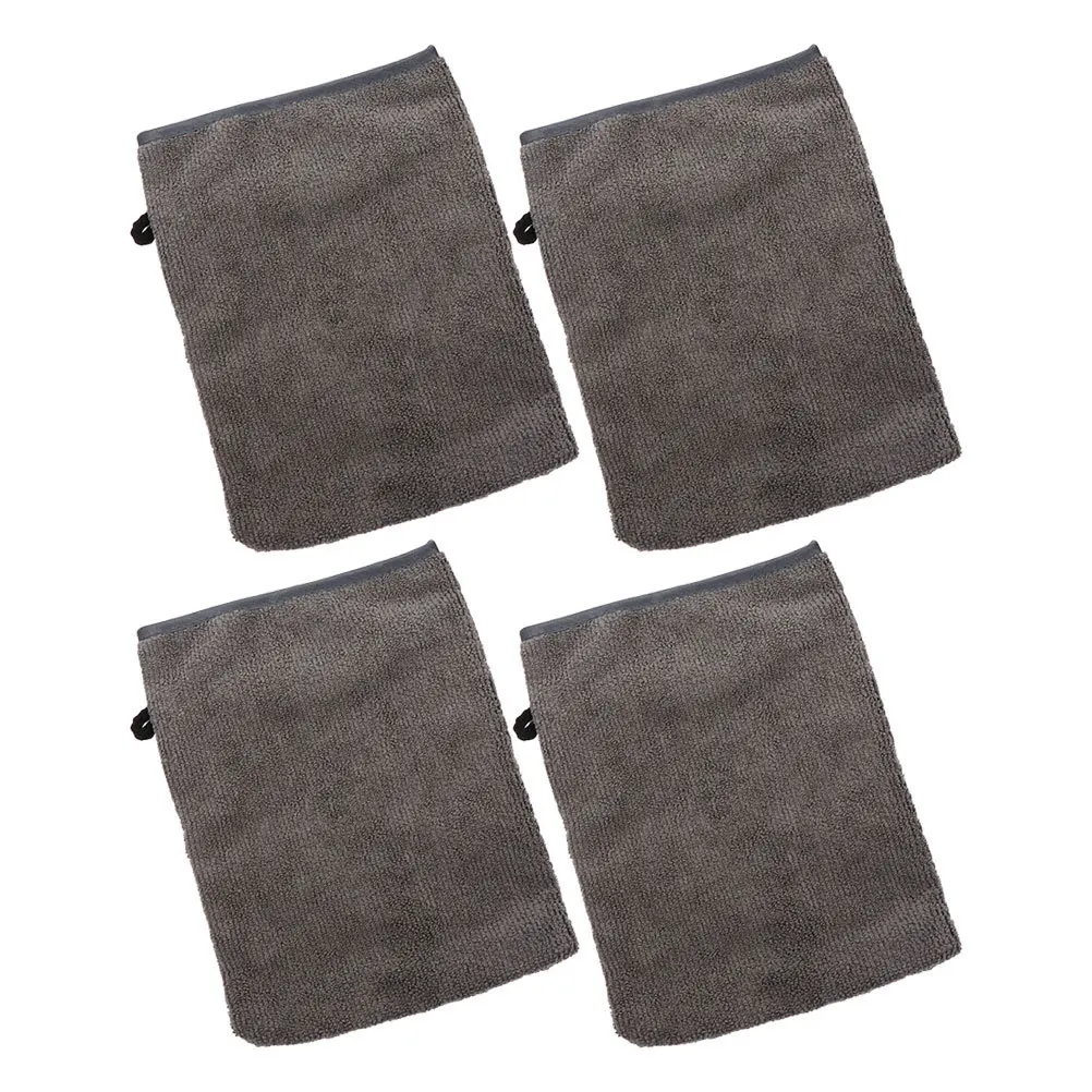 4Pcs Facial Cleaning Gloves Reusable Makeup Remover Mitts Soft Comfortable Household Face Mitts Portable Convenient Makeup
