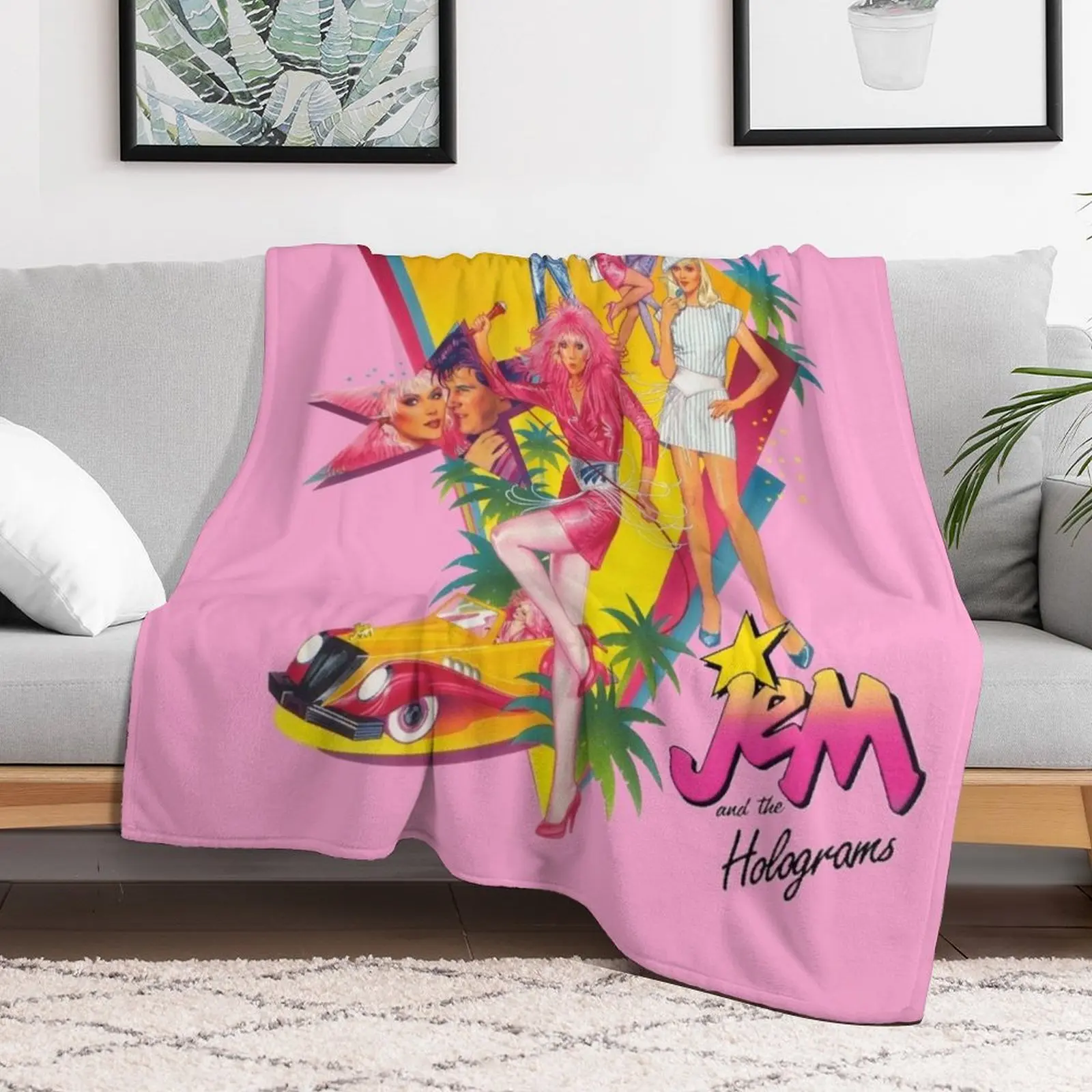 Jem and the Holograms Throw Blanket