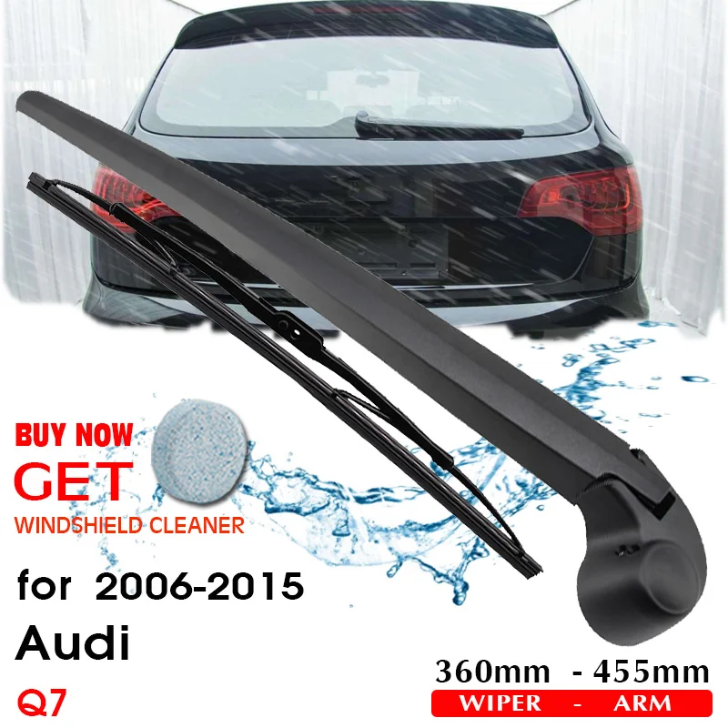 

BROSHOO Car Rear Wiper Blades Back Windscreen Wiper Arm For AUDI Q7 Hatchback (2006-2015) 360mm,Windshield Auto Styling