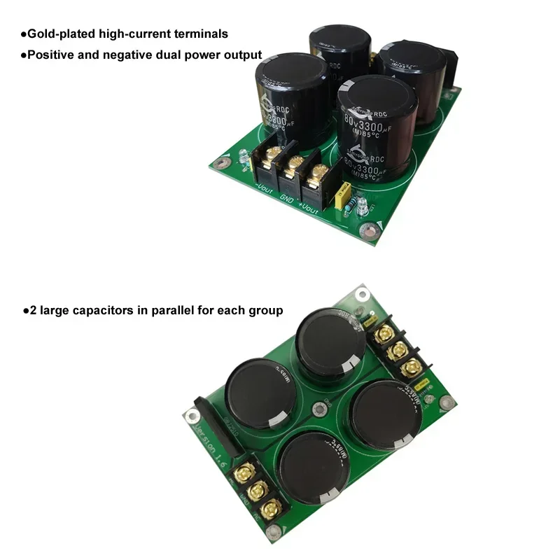 LUSYA High Power Single Bridge Capacitor Rectifier Filter Power Board 20A 35mm 4-bit Double Voltage