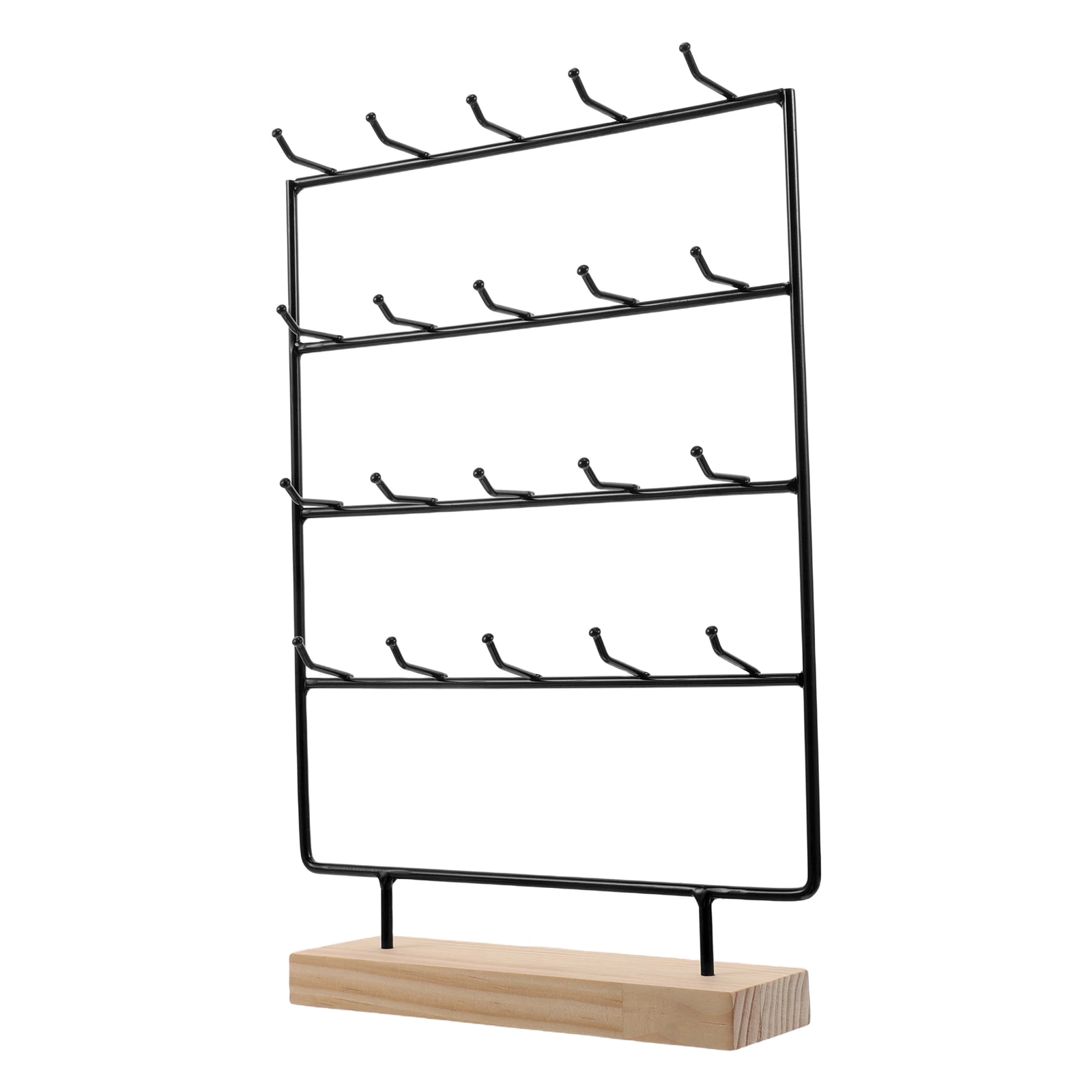 

Wrought Iron Jewelry Stand Bracelet Holder Organizer Earring Rack Display Stands Necklace Storage