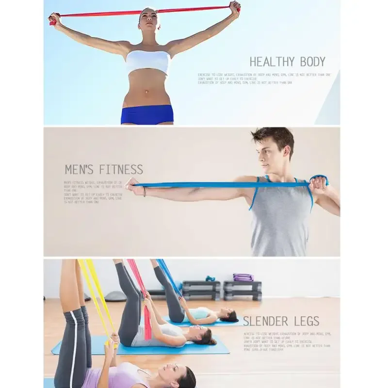 

Resistance Bands Set Rubber Bands Strength Training Workout Expander Yoga Gym Equipment Elastic Rubber Gym accessories men