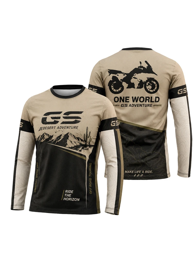 AliExpress New GS Adventure Motorrad Adventure Bike Fan T Shirt Outdoor Motorcycling Breathable Casual Wear Top For Daily Riding