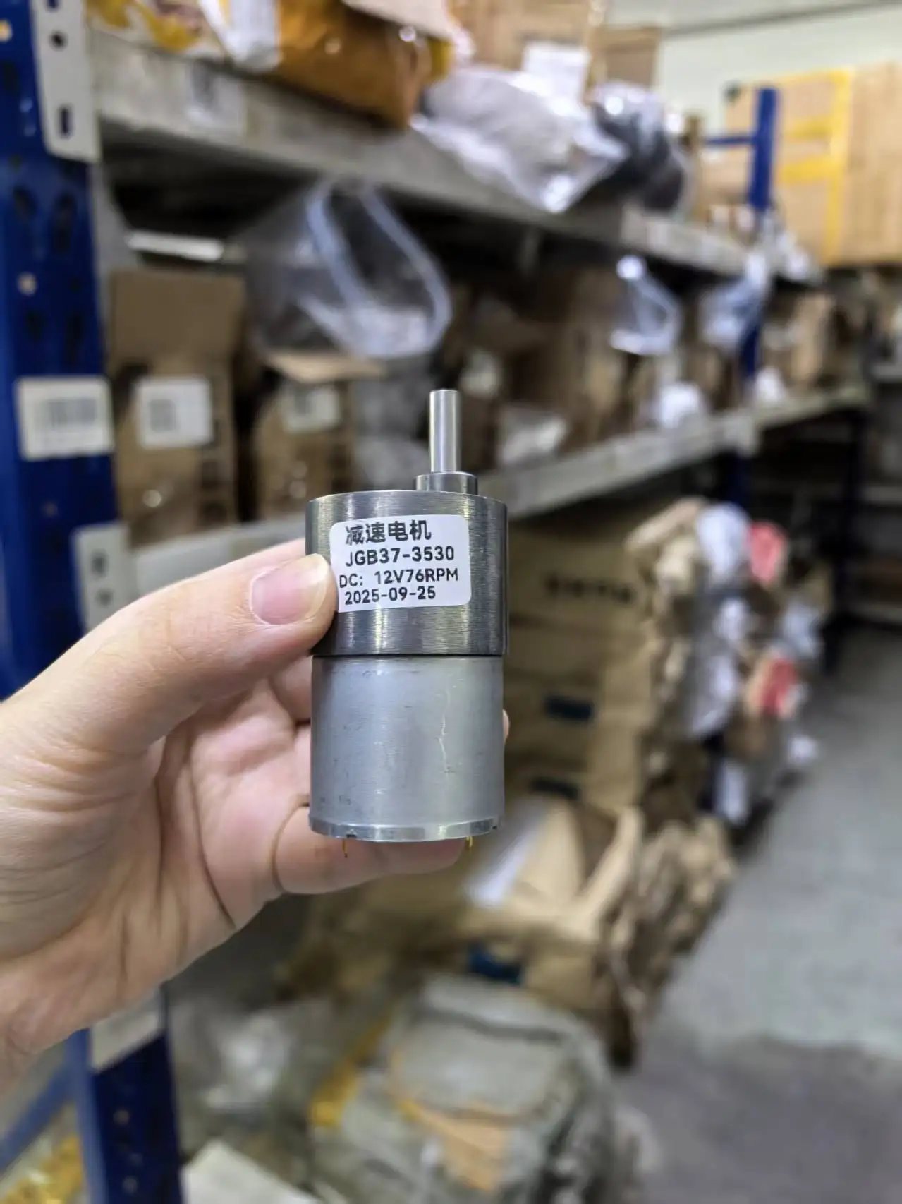 12v76RPM JGB37-3530 DC Gear Reducer Motor Small Speed Regulating Motor High Torque Eccentric Shaft Geared Motor Sma