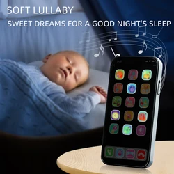 Children's mobile phone simulation early education mobile phone music touch screen simulation Apple phone model (without battery