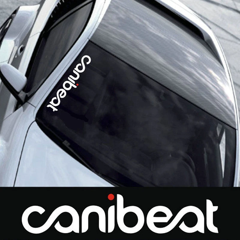 Виниловая Автомобильная Спортивная наклейка CANIBEAT hellafпышная графическая Передняя панель