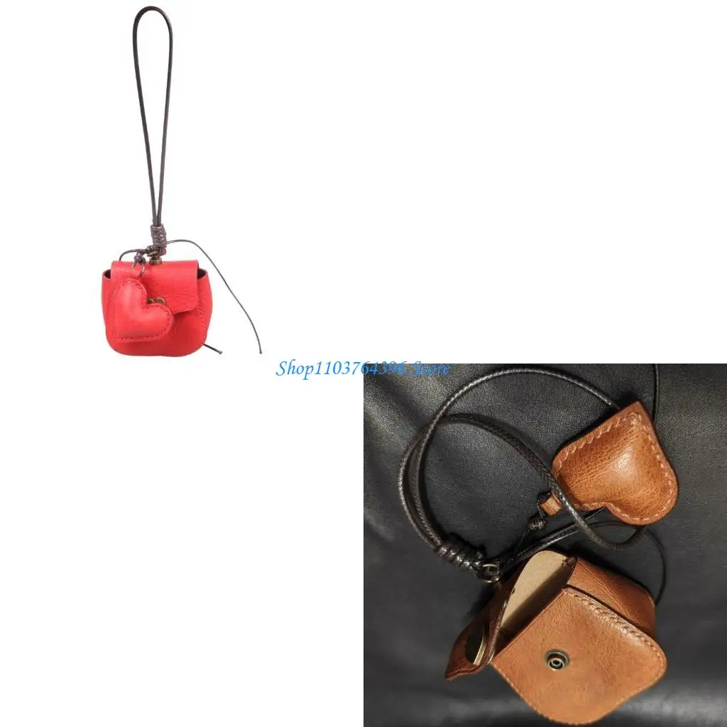 

Милый кошелек для монет, брелок, игривый держатель для монет, аксессуар для кошелька, кожаная текстура для модных молодых женщин