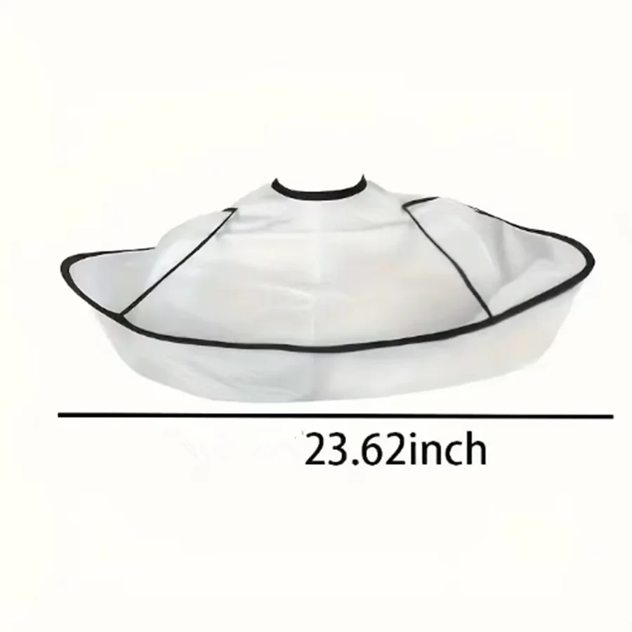 Professional Hairdressing White Hair Styling Apron Breathable Salon Cutting Cape for Hair Coloring for Stylist