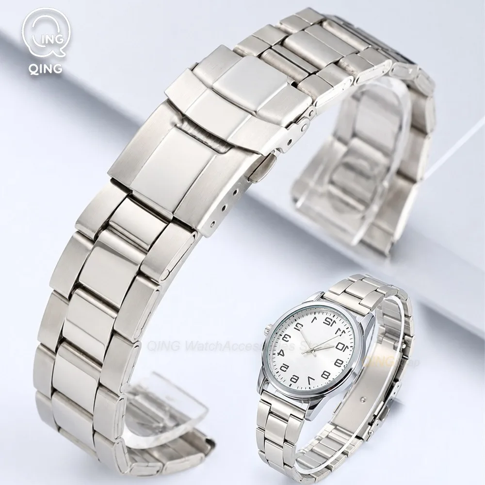 20mm 22mm Stainless Steel Watch Band Strap Men Women Sport Bracelet Smartwatch Replacement Belt for Seiko for Rolex for Longines