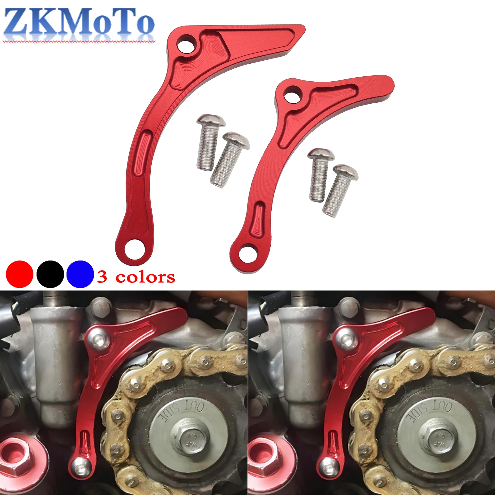 Cubierta de soporte de protección de piñón de aluminio CNC para motocicleta, Honda CRF250R, CRF450R, CRF450X, CRF250R, 450R, 450X, 2002-2020